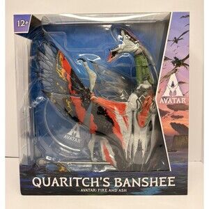 NEW | Quaritch's Banshee Avatar: Fire and Ash Figure | McFarlane Toys